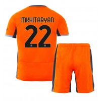 Dres Inter Milan Henrikh Mkhitaryan #22 Rezervni za djecu 2023-24 Kratak Rukav (+ kratke hlače)